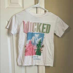 Wicked Kids White Graphic T-Shirt